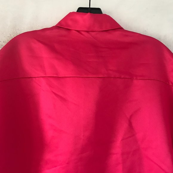 Maje Hot Pink Button Down Shirt (NWT) - Picture 9 of 14